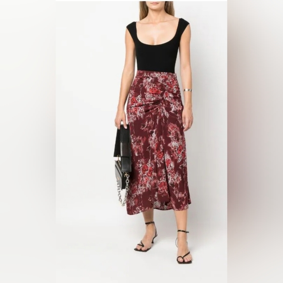 IRO Dresses & Skirts - IRO ALISE ABSTRACT PRINT SKIRT